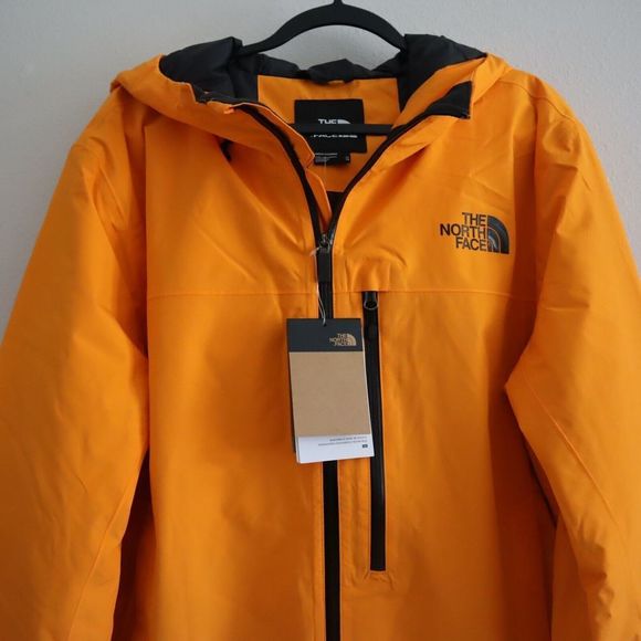 The North Face NF0A4QWW78M Men's Sz XL Cone Orange DryVent Descendit Jacket $270 - Picture 3 of 8